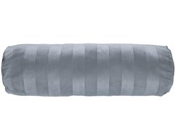 KAAT Amsterdam Softy Stripe Sierkussen - 22x70 cm - Blauw Grijs