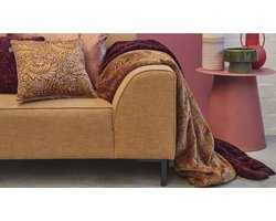 KAAT Amsterdam Ziva Plaid - 130x170 - Donker Rood