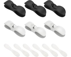 Kabel Organizer voor Keukenapparatuur, 6 Stuks Zelfklevende Kabelhouders voor Mixer, Toaster en Koffiezetapparaat, Ruimtebesparend en Geordend