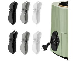 Kabelbeheerder voor apparaten, 6 stuks, kabelhouder, zelfklevende kabelorganizer voor keukenapparatuur