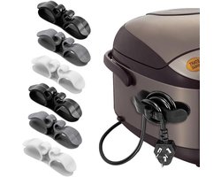 Kabelorganizer voor Keukenapparatuur, Zelfklevende Kabelclips voor Airfryer en Mixers, Set van 6 Stuks voor een Opgeruimde Keuken