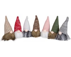 Kabouter 10cm (14cm) kabouterdecoratie figuur - 7 stuks - Gnome