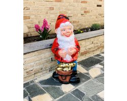 Kabouter visser 68 cm hoog - polyester - polyresin -polystone - tuinkabouter - hoogkwalitatieve kunststof - decoratiefiguur - interieur - accessoire - voor binnen - cadeau - geschenk - tuinfiguur - tuinbeeldje - tuindecoratie