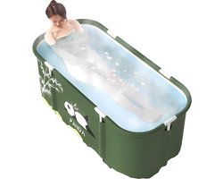 KAD® Inklapbaar Bad - Volwassenenbad - Mobiel Zitbad - Groen - 115cm x 50cm x 60cm