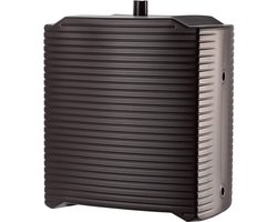 KADAX Regenton, modulaire regenwatertank voor tuin, weerbestendig regenvat 126 liter, waterverzamelaar, regencontainer van kunststof, watervat (mokka)