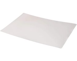 KADAX Siliconen bakmat, 60 x 40 cm, anti-aanbak, antislip, deegmat, hoogwaardige siliconen mat, bakonderlegger, uitrolmat voor brood, pizza, macarons, herbruikbaar (crème)