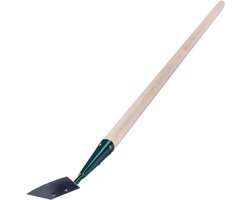 KADAX Tuinhakken, onkruidhaak, jader van stalen email, onkruidsteker met lange steel van hout, voor tuin, onkruid, mos, gras, onkruidverwijderaar, tuinaccessoires