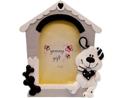Kader frame fotolijst hond decoratie kinderkamer origineel kraamcadeau bedankje babyshower geschenk weggeefgeschenk
