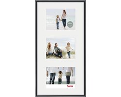 Kader Kunststof Madrid Zwart 3/25X55