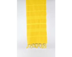 Kadyanda – Turkse hamamdoek – 100x180 cm – katoen – licht & sneldrogend – geel