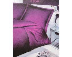 Kaeppel 067/612 Dekbedovertrek - Eenpersoons - 140x200/220 cm - Burgundy