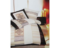 Kaeppel 792/616 Dekbedovertrek - Eenpersoons - 140x200/220 cm - Coffee