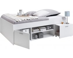 Kajuitbed Carlo 90x200 cm wit