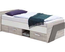 Kajuitbed Nona 90x200cm in zand eiken