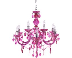 KALANG - Kroonluchter - Roze - Acryl