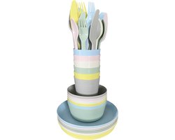 KALAS - Kleurrijk plastic servies