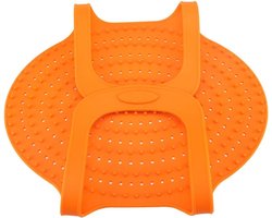 Kalkoenlifter, gevogeltelifter van -40 graden tot 260 graden, siliconen kalkoenlifter voor het heffen van zware braadstukken, gevogelte, kip, kalkoenvlees (Orange)