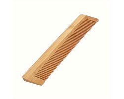 Kam Bamboe Recht - 100% Natuurlijke Haarkam Hout - 13,5cmx3,5cm