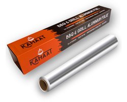 Kamaat - Aluminiumfolie extra dik 30 MY – Aluminium folie 45cm breed – Sterke aluminiumfolie voor BBQ & Bakken – Geschikt voor het maken van Aluminium Bakjes