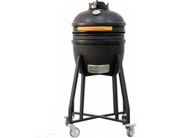 Kamado BBQ 38 cm – Keramische Houtskoolbarbecue – Compacte Tuin Grill
