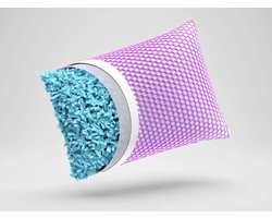 Kameo Flex Pillow - Hoofdkussens - Aanpasbaar hoofdkussen - Geschikt voor Zijslapers, Rugslapers en Buikslapers - Ideaal voor nekklachten en neksteun - Verkoelend kussen