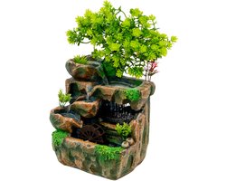 Kamerfontein Met Led Licht Tafelfontein Waterspel Voor Woonkamer Kantoor Indoor Decoratie