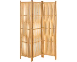 Kamerscherm - 3 panelen - 170x126 cm - opvouwbaar - bamboe