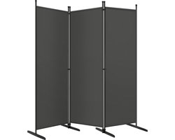 Kamerscherm 3 Panelen - Scheidingswand - Roomdivider - Antraciet - 167 x 177 - Voor Binnen Buiten of Balkon