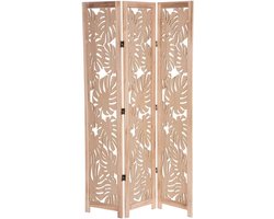 Kamerscherm Hout - Ruimteverdeler Scherm - Woonkamer Inrichten - Doorbreek Patroon - 50 x 50 x 28 cm - Natuurlijk Licht