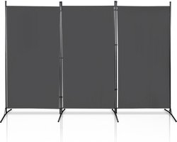 Kamerscherm met 3 panelen - 260 x 180 cm - Kamerverdeler Tuin Spaanse Muurscheiding Antraciet