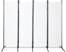 Kamerscherm met 4 panelen - 200 x 170 cm - Kamerverdeler Tuin Spaanse Muurscheiding Beige