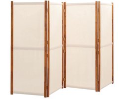 Kamerscherm – Room Divider – Scheidingswand – Privacy Scherm – Interieur Scherm – Crème Kleur – Lichtgewicht En Duurzaam – Eenvoudig Verplaatsbaar