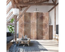 Kamerscherm Roomdivider 5 Panelen Boho Design – Scheidingswand & Vouwscherm voor Binnen – Japanse Stijl Privacy Scherm 225x172 cm – Faisal
