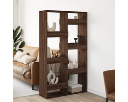 Kamerscherm | Roomdivider | Privacy Scherm 100x33x175 cm bewerkt hout bruin eikenkleurig