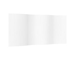 Kamerscherm | Roomdivider | Privacy Scherm 165x400 cm bamboe wit