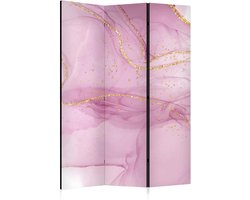 Kamerscherm Ruimteverdeler - Paravent Wandscherm - Kamer Indelen - Massief Houten Frame - 135 x 172 cm - 14