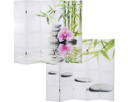 Kamerscherm Scheidingswand 180 x 200 cm - Ruimteverdeler met Decoratieve Motieven