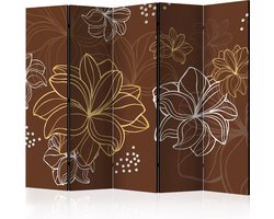 Kamerscherm - Scheidingswand - Vouwscherm - Autumnal flora II [Room Dividers] 225x172 - Artgeist Vouwscherm