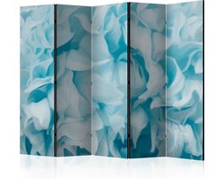Kamerscherm - Scheidingswand - Vouwscherm - Azalea (blue) II [Room Dividers] 225x172 - Artgeist Vouwscherm