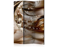 Kamerscherm - Scheidingswand - Vouwscherm - Chocolate Tide [Room Dividers] 135x172 - Artgeist Vouwscherm