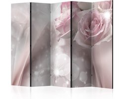 Kamerscherm - Scheidingswand - Vouwscherm - Dewy Roses II [Room Dividers] 225x172 - Artgeist Vouwscherm
