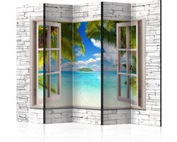 Kamerscherm - Scheidingswand - Vouwscherm - Dream Island II [Room Dividers] 225x172 - Artgeist Vouwscherm
