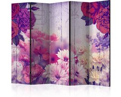 Kamerscherm - Scheidingswand - Vouwscherm - Flowers Memories II [Room Dividers] 225x172 - Artgeist Vouwscherm