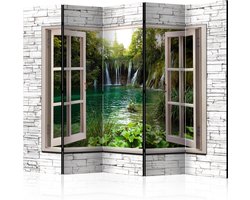 Kamerscherm - Scheidingswand - Vouwscherm - Green Treasure II [Room Dividers] 225x172 - Artgeist Vouwscherm