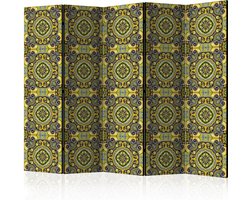 Kamerscherm - Scheidingswand - Vouwscherm - Malachite Mosaic II [Room Dividers] 225x172 - Artgeist Vouwscherm