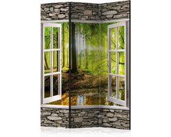 Kamerscherm - Scheidingswand - Vouwscherm - Morning Forest [Room Dividers] 135x172 - Artgeist Vouwscherm