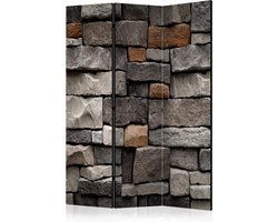 Kamerscherm - Scheidingswand - Vouwscherm - Stony Stronghold [Room Dividers] 135x172 - Artgeist Vouwscherm