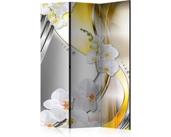 Kamerscherm - Scheidingswand - Vouwscherm - Yellow Journey [Room Dividers] 135x172 - Artgeist Vouwscherm
