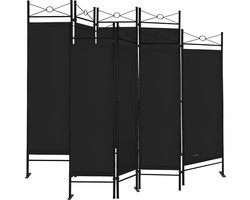 Kamerscherm Zwart - 2 stuks