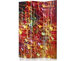 Kamerverdeler Canvas - Decoratieve Wand - Ruimtes Indelen - Eenzijdig Bedrukt - 110x180 cm - Multicolor